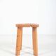 Finnish wooden stool from Finnsauna Lagerholm, 1950s