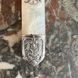 6 mother-of-pearl and sterling silver fruit knives, Hénin & Vivier (1891-1896)