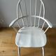 fauteuil bois -Suède années 50/60
