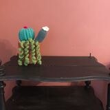 Black wooden music shelf library