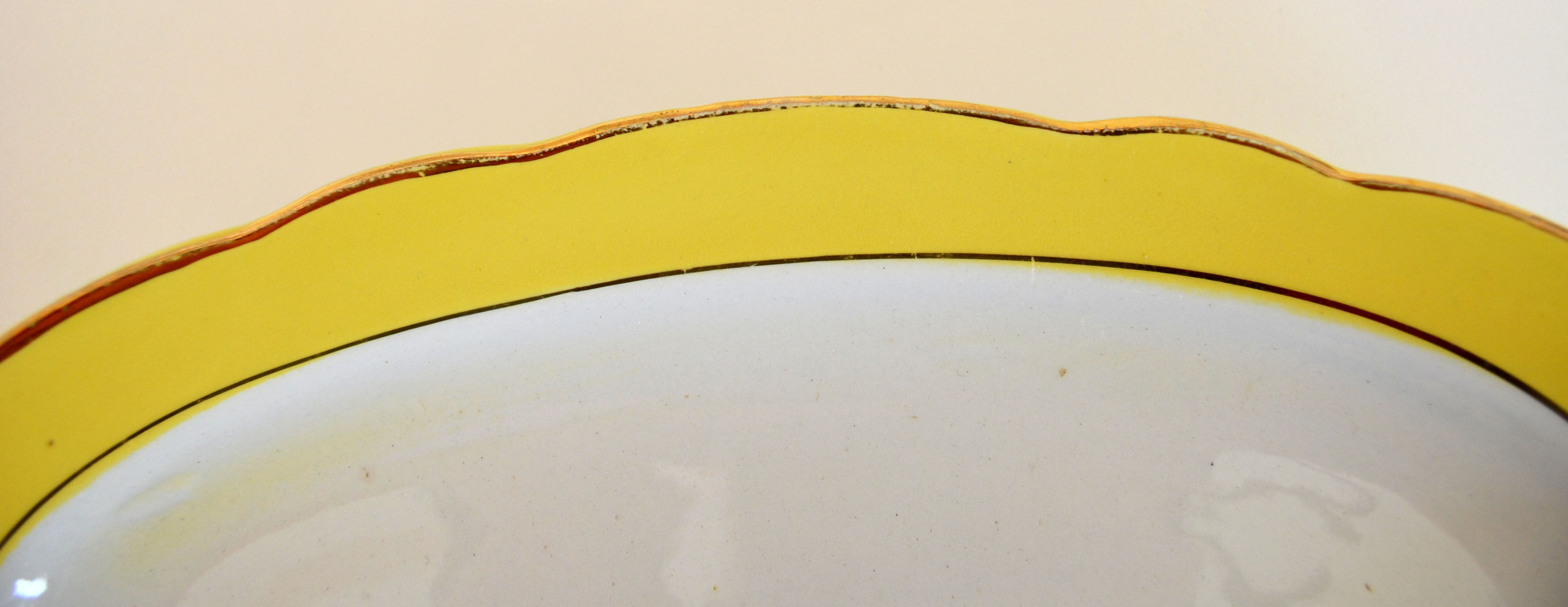 Duo of dishes Lunéville daffodil model