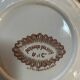5 coupelles anciennes en porcelaine U et Cie Sarreguemines