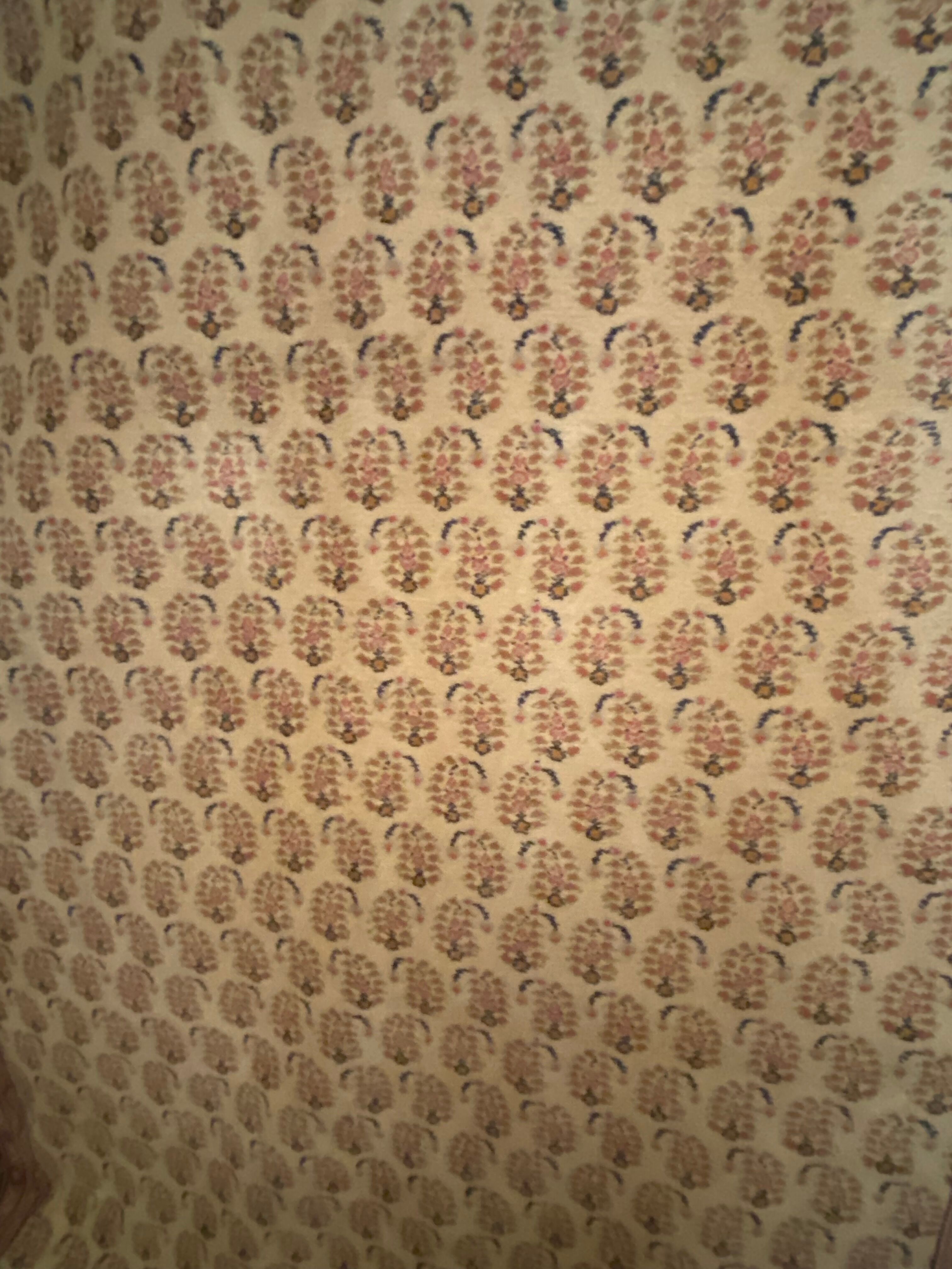 Oriental wool rug entirely handmade