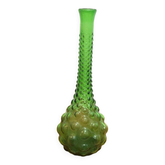 Italian glass carafe from Empoli from the 50s/60s