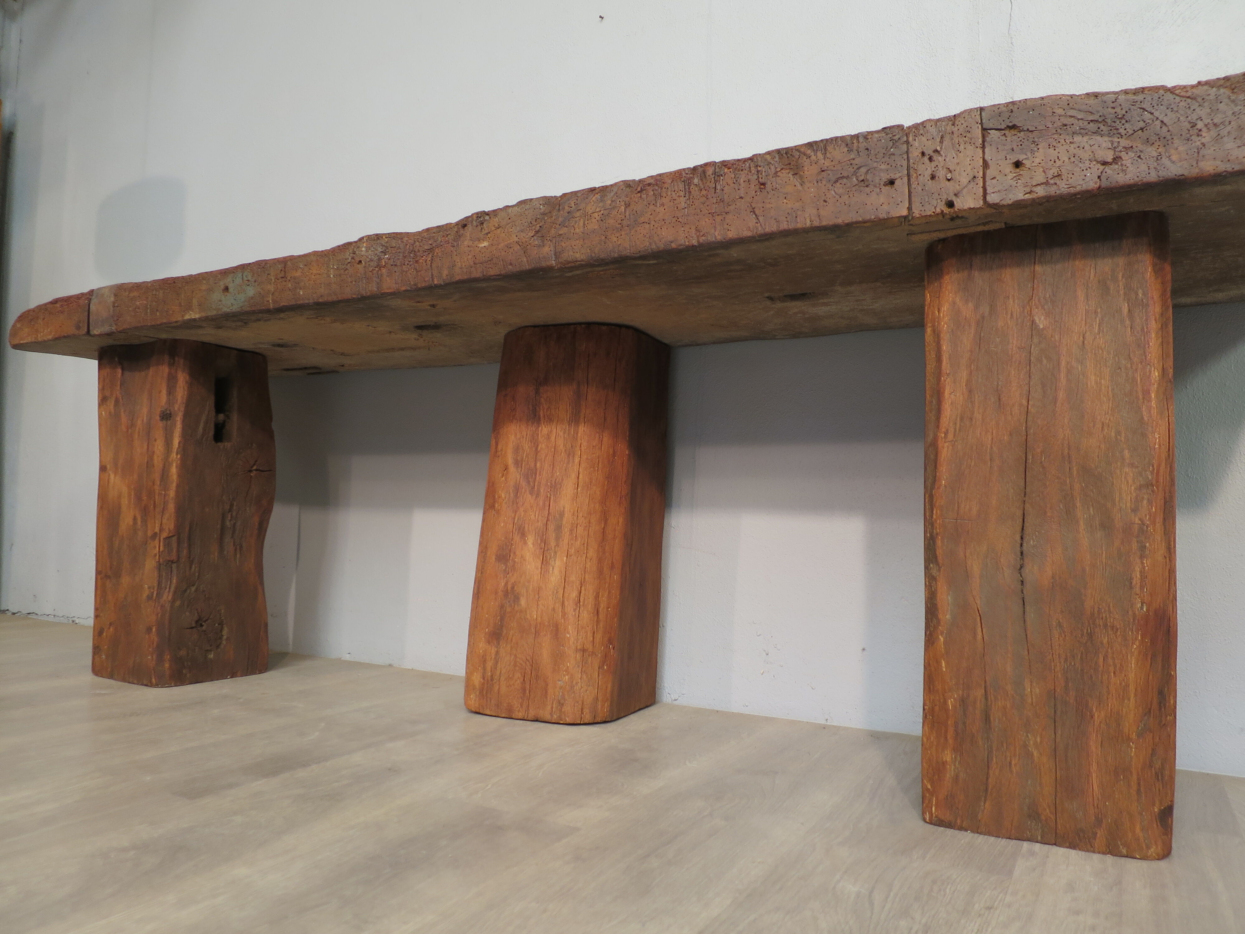 Built-in 1850 rustic console