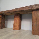 Built-in 1850 rustic console