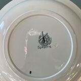 Set of 2 old dishes Moulin des Loups and Hamage, model "Georgette"