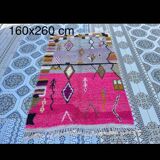 Berber rug in natural wool 160 x 260 cm