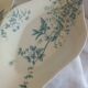 Antique 19th Century French Longwy Mignon Ironstone Dinner Service – Blue Green