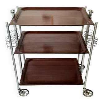 Folding rolling table