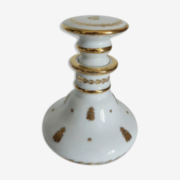 Porcelain bottle décor bees, "Me Imperial"