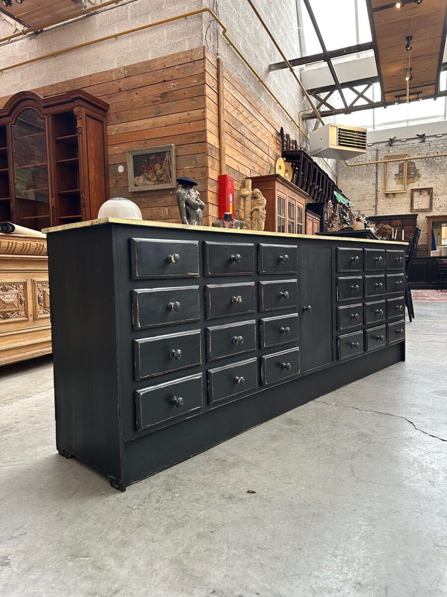 Workshop furniture from the early 20th century.