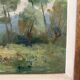 Oil on canvas Landscape with large trees, signed D. Qvyo