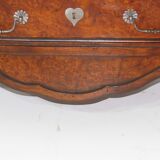 Dutch chest of drawers two mahogany drawers and walnut bramble