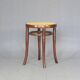Thonet stool 1890 with new caning