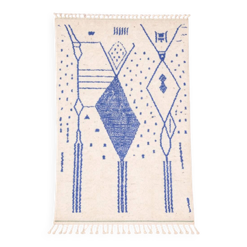 Tapis en laine traditionnelle 2.5x1.5