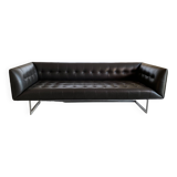 Edouard sofa design carlo colombo brown leather