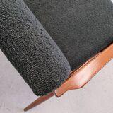 Fauteuil Henryk Lis en boucle noire 1960