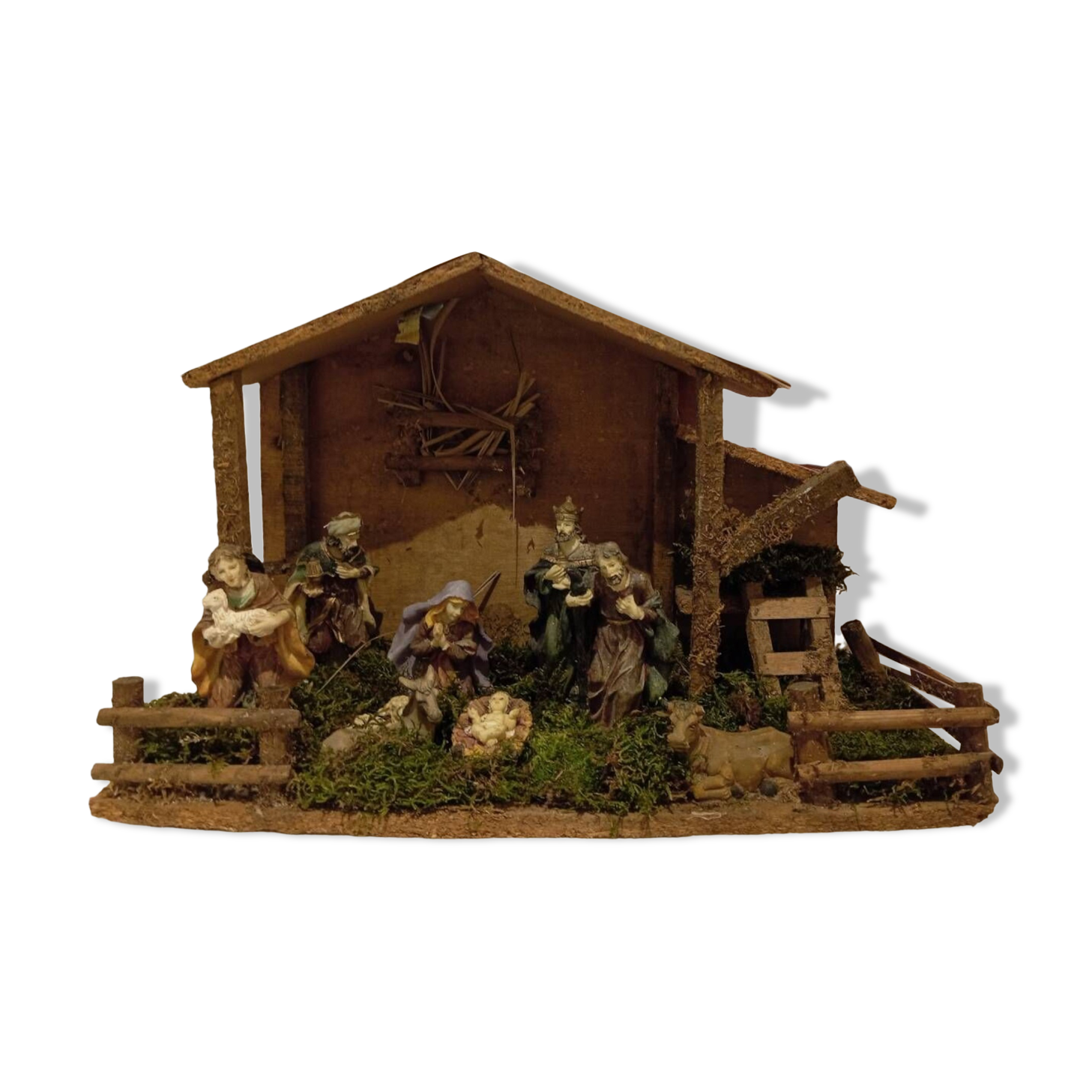 Vintage Christmas Nativity Scene