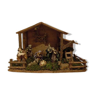 Crèche de Noël vintage