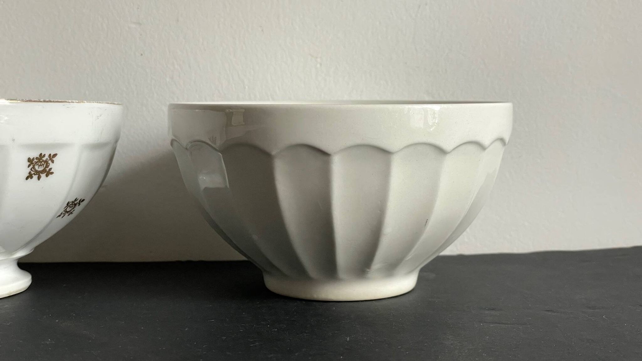 BOWLS Ceramic Pink and Gold VINTAGE