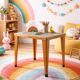 Sixties wooden side table or children’s desk