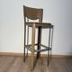Pair of leather stools Enrico Pellizoni