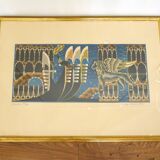 Lithograph Venezia signed J.Picart Le Doux 78cm x 57cm