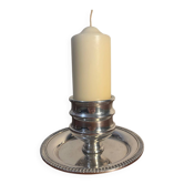 Silver-plated table candlestick
