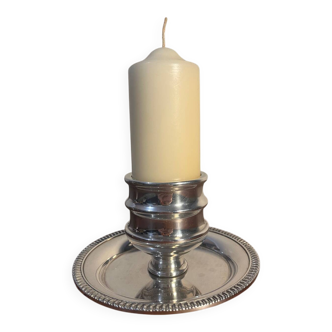 Silver-plated table candlestick