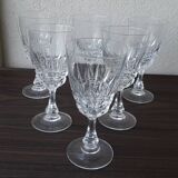 6 stemmed glasses