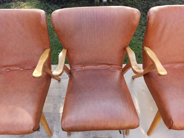 fauteuil En cuir Vintage Des Années 1960