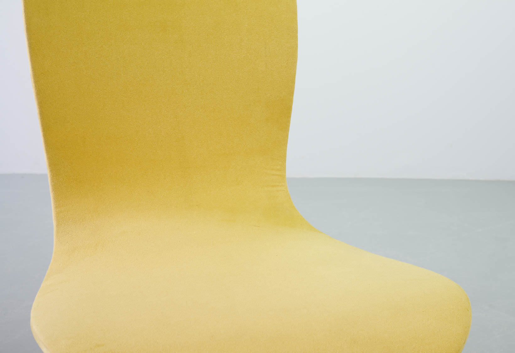 Elegant Italian Midcentury Yellow Side Chair