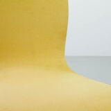 Elegant Italian Midcentury Yellow Side Chair