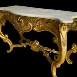 Louis xv 19's style gilded console