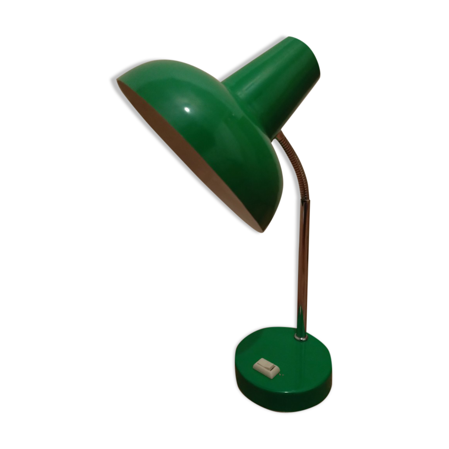 Vintage green table lamp
