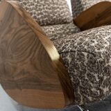 Model "360" Armchairs By Janusz Różański, Poland, 1950s, Set Of 2