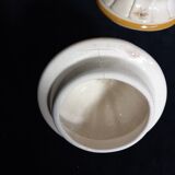 Faience ewer with dragon's head spout - decor 'vieux moustier'