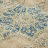 Handmade One-of-a-Kind Oriental Beige Carpet 204 cm x 307 cm