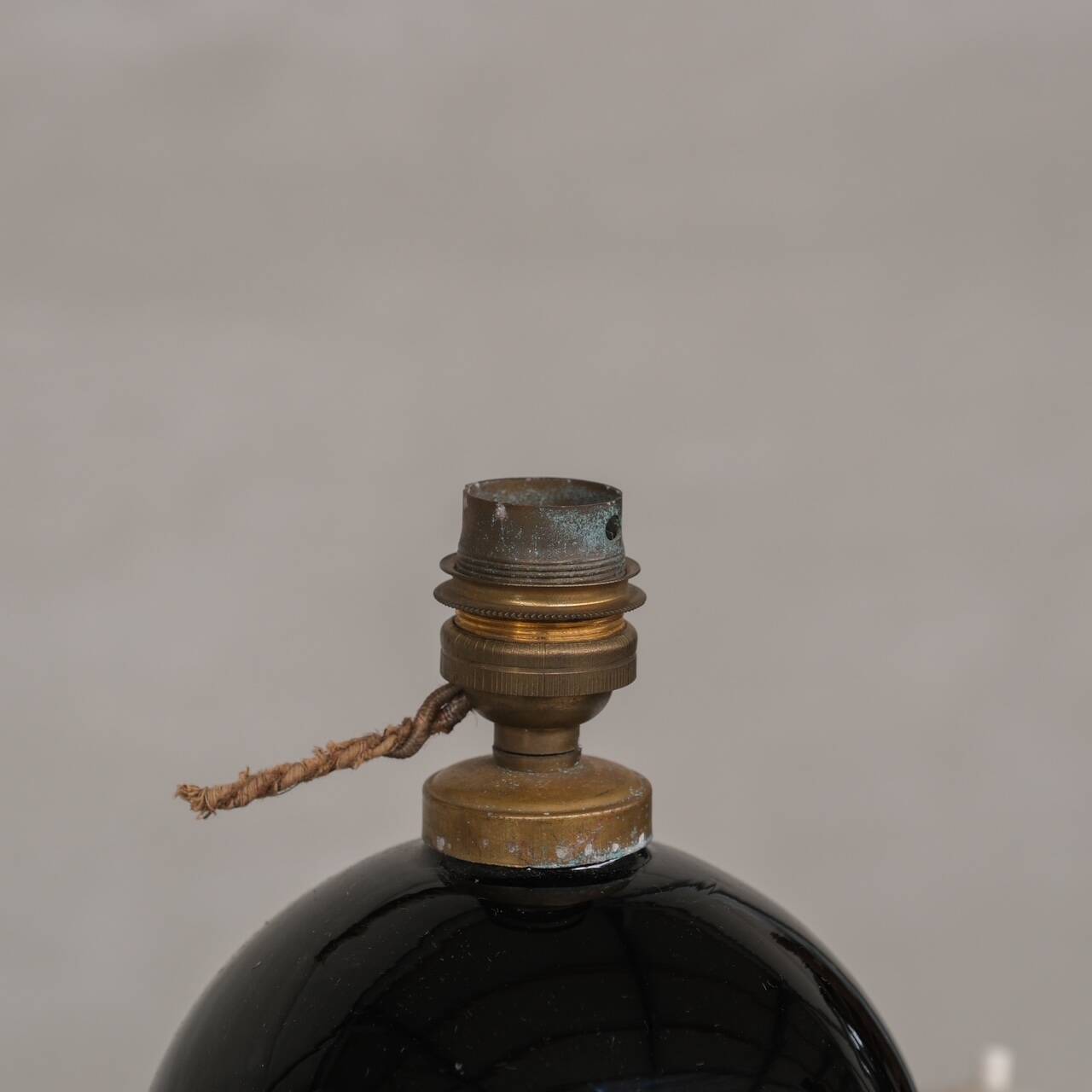 Pair of French Mid-Century Ceramic Petite Table Lamps
