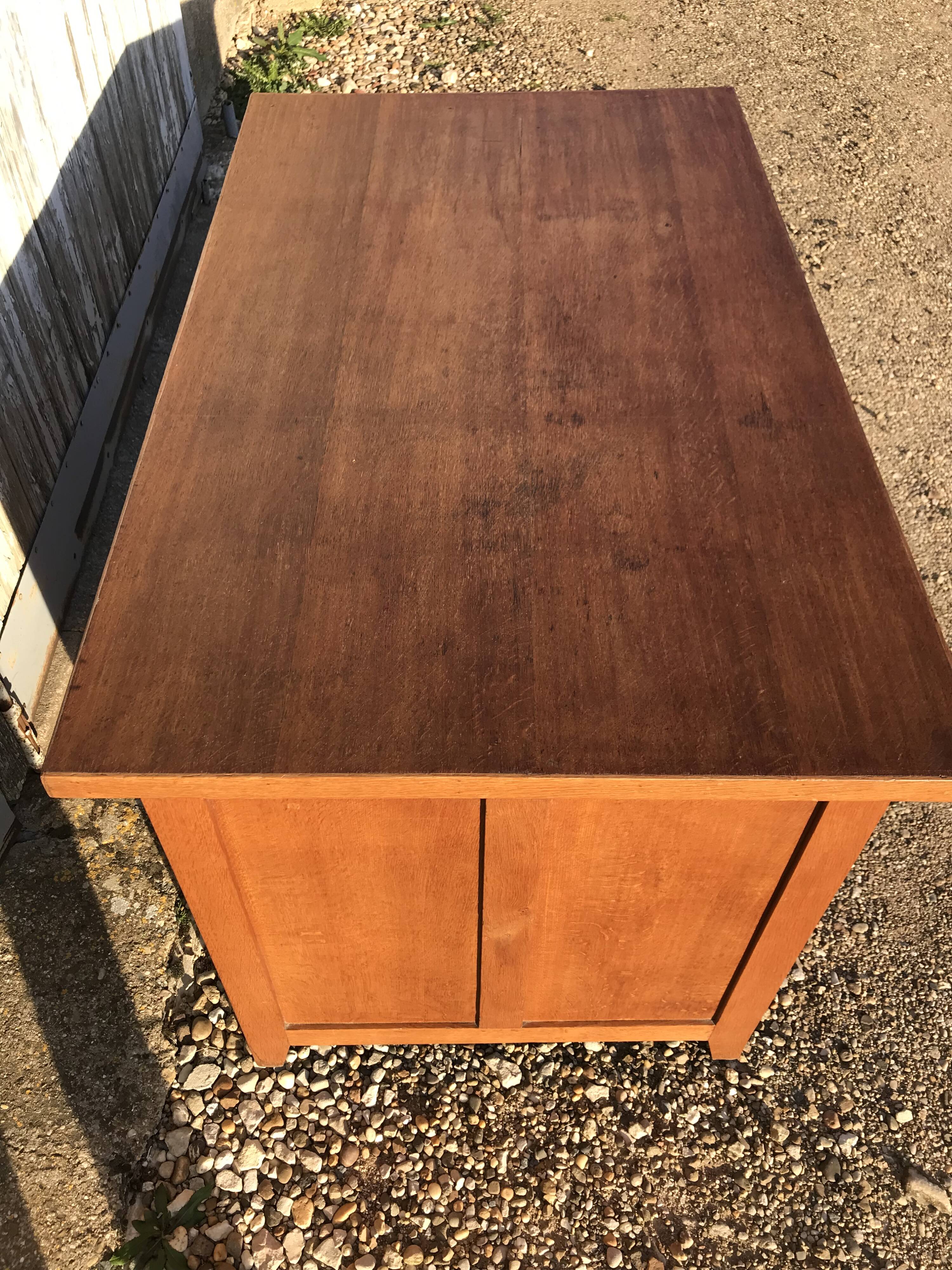 Desk oak administration 1950/1960