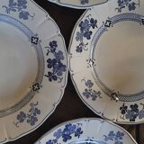 Assiettes Lunéville XIX ème