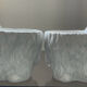 Duo of vintage pot pot dogs ceramic 70s-80s