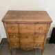 Transitional chest of drawers in solid cherry wood, early 20th century