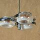 Mid-century 3-arm ceiling lamp, Italy, 1970s