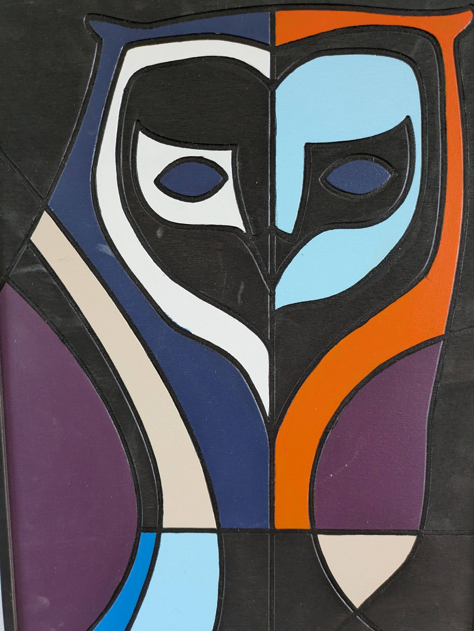 Tableau art tribal animalier