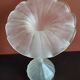 "Jack In The Pulpit" White Glass Vase