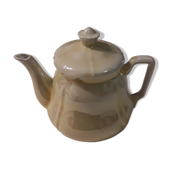 Teapot pearly faience