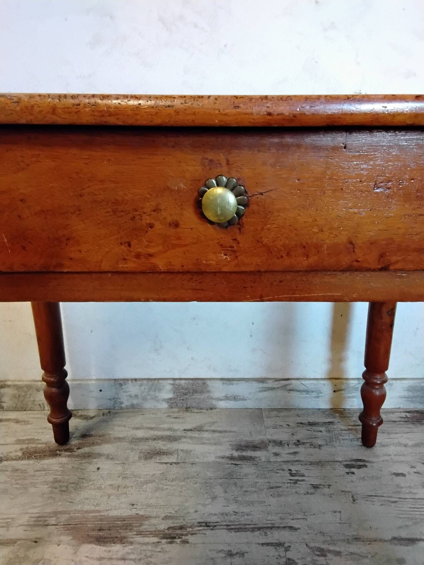 Old wooden table