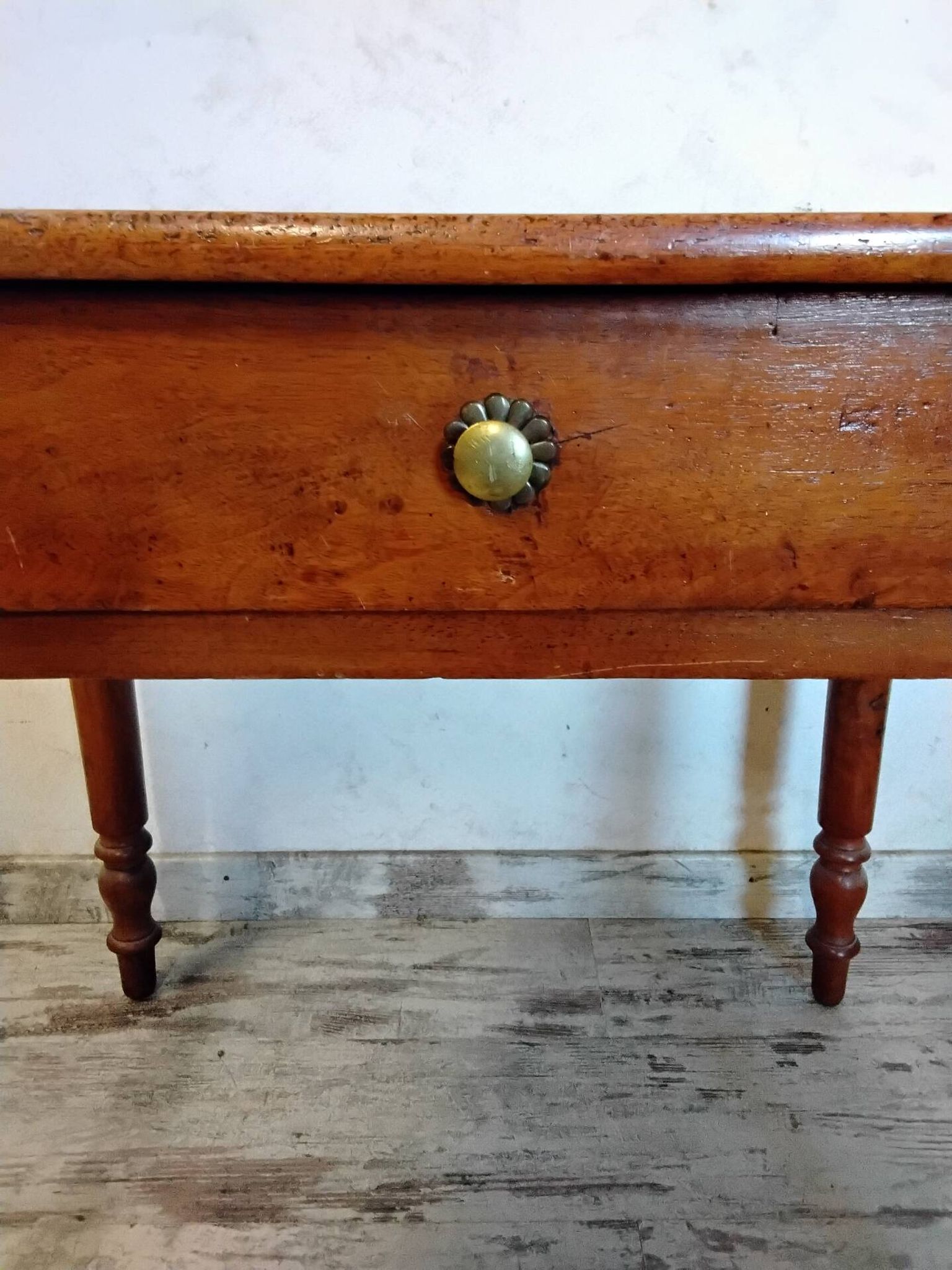 Old wooden table